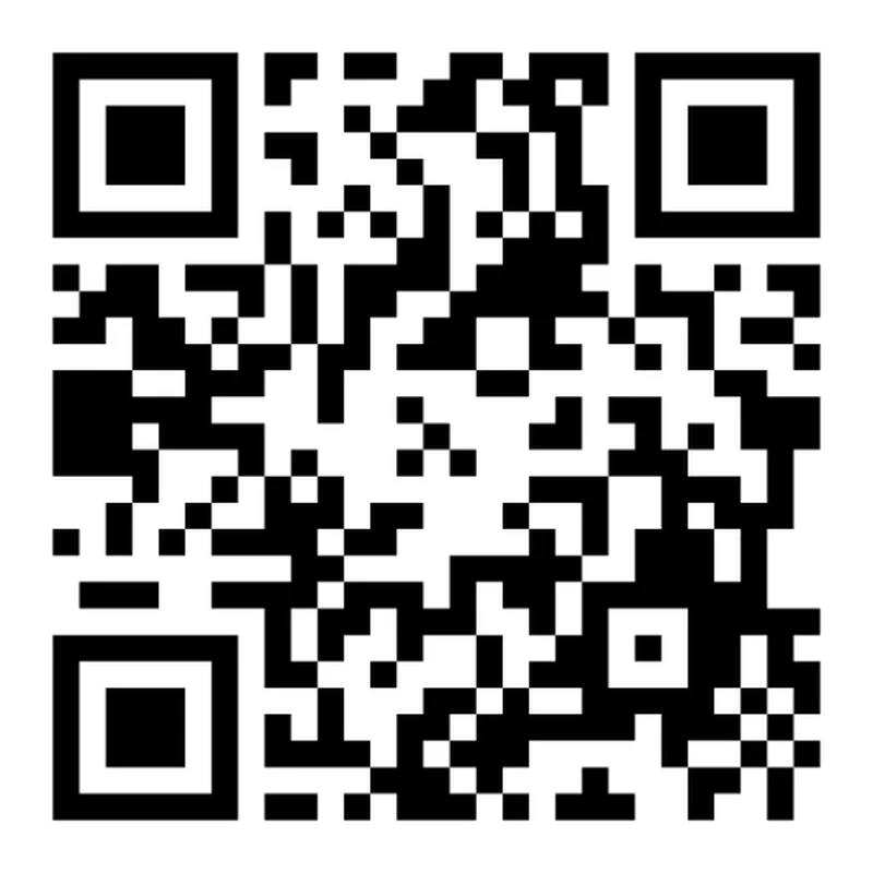 Código QR con las redes sociales de HacheComics