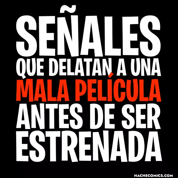 Portada de «Señales que delatan a una mala película 🎬»