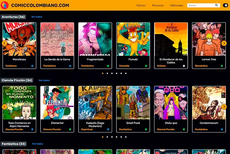 ComicColombiano.com: el catálogo virtual de la historieta colombiana.
