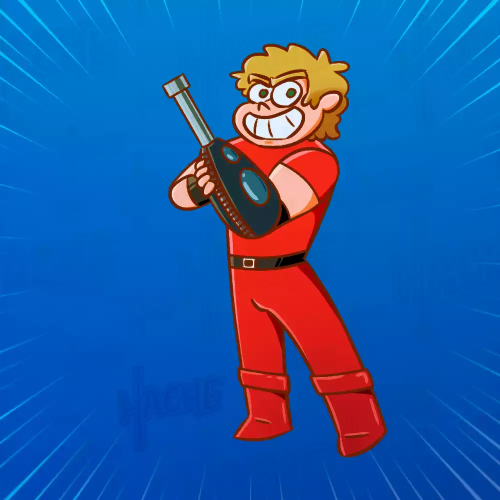 Ilustración «Agente Cobra» de HacheComics