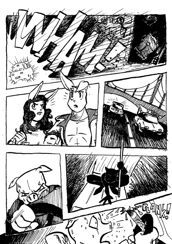 Ilustración «Ciudad de Altoona» de HacheComics
