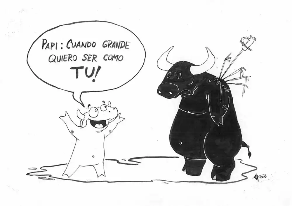 Ilustración «Cuando sea grande» de HacheComics