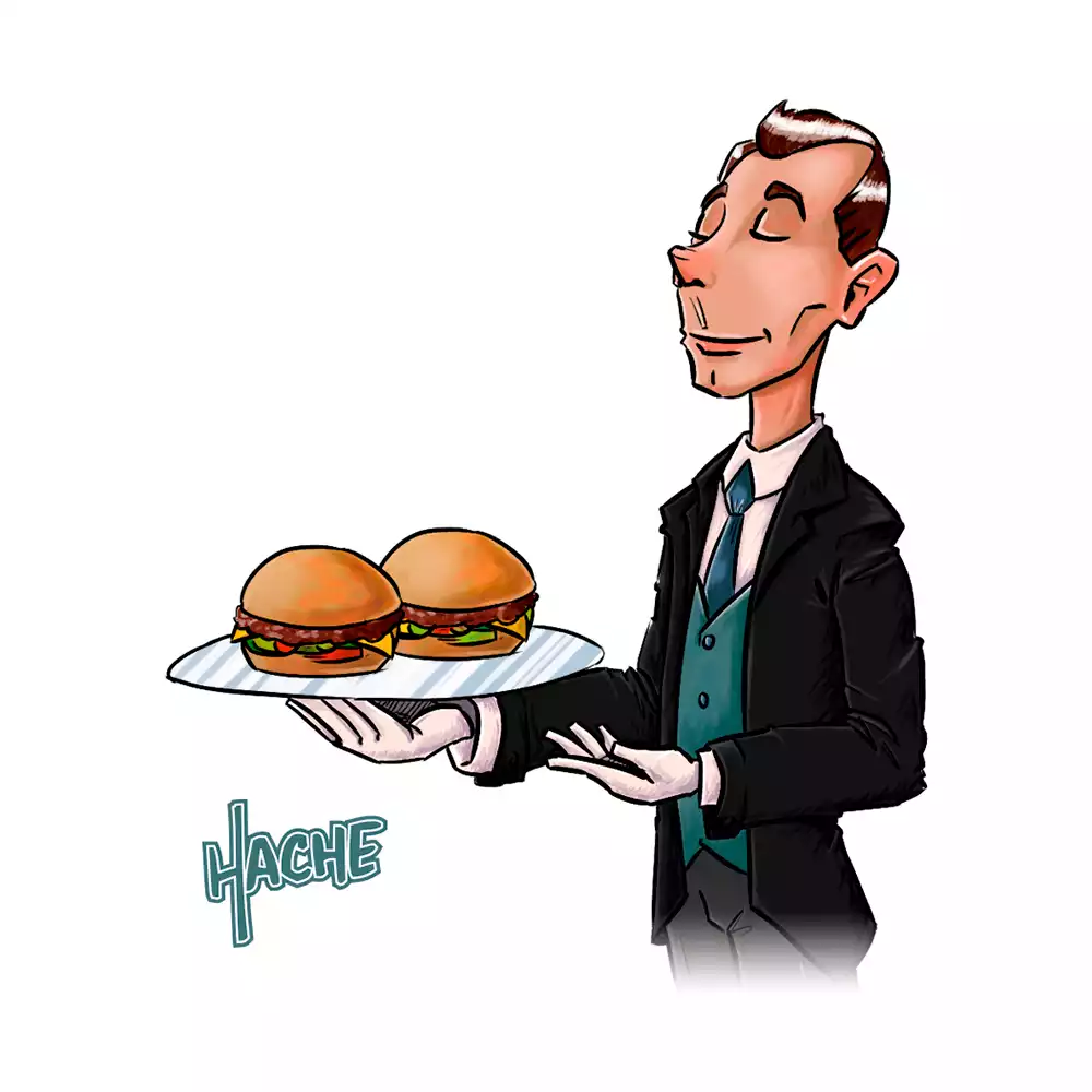 Ilustración «Fredo» de HacheComics