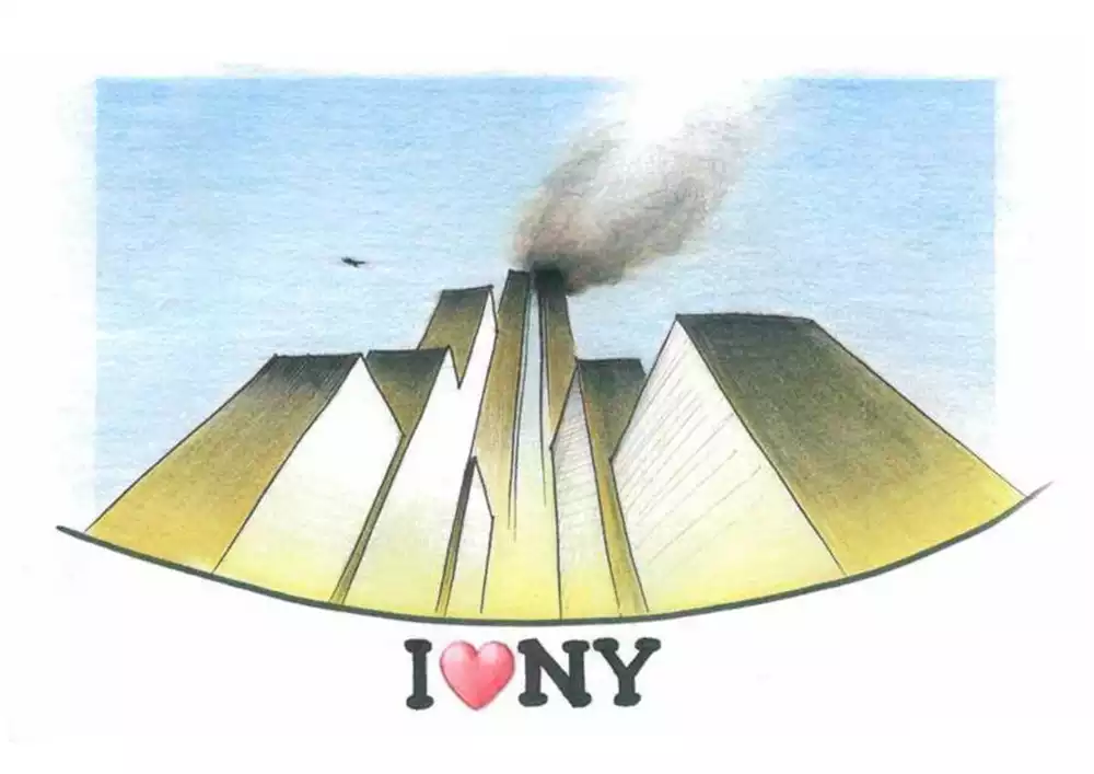 Ilustración «I Love NY» de HacheComics