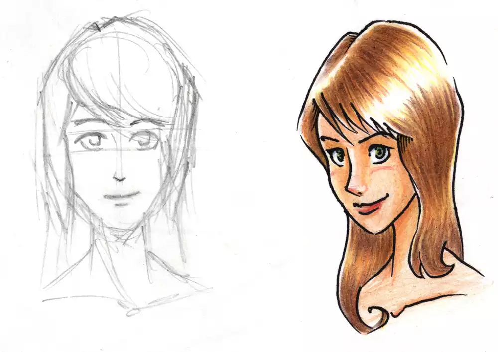Ilustración «Lina» de HacheComics