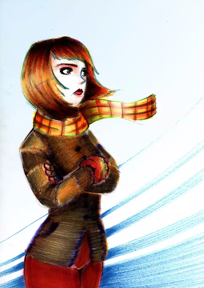 Ilustración «La Larga Espera» de HacheComics